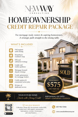 $575 Homeownership Credit Repair Package