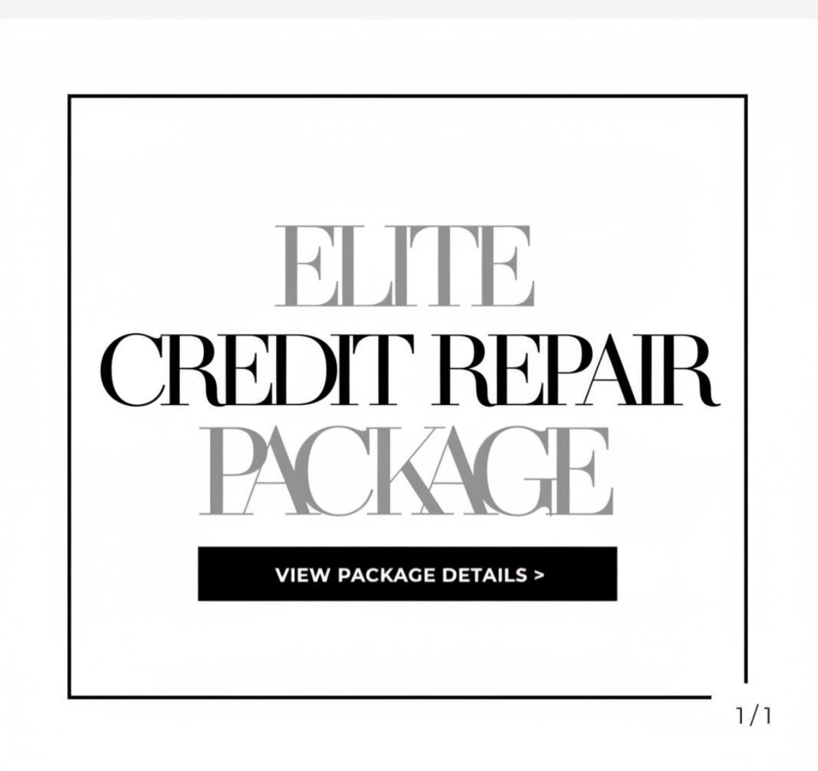 Elite Credit Repair Package