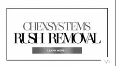 ChexSystems 24hr Removal