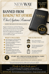 $425 ChexSystems Removal