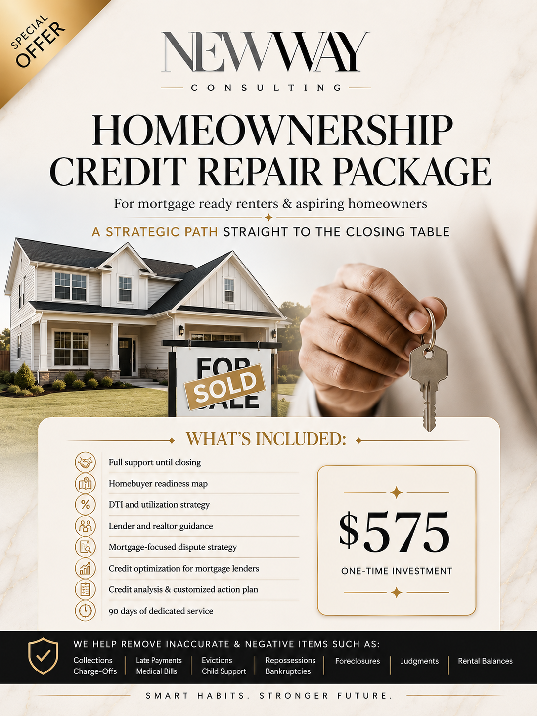 $575 Homeownership Credit Repair Package