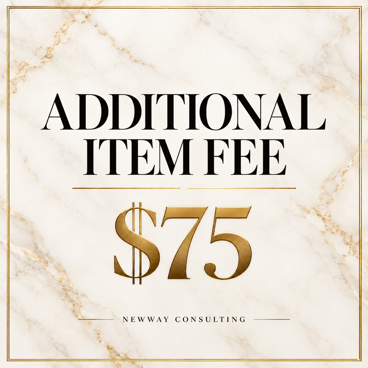 Additional Item Fee