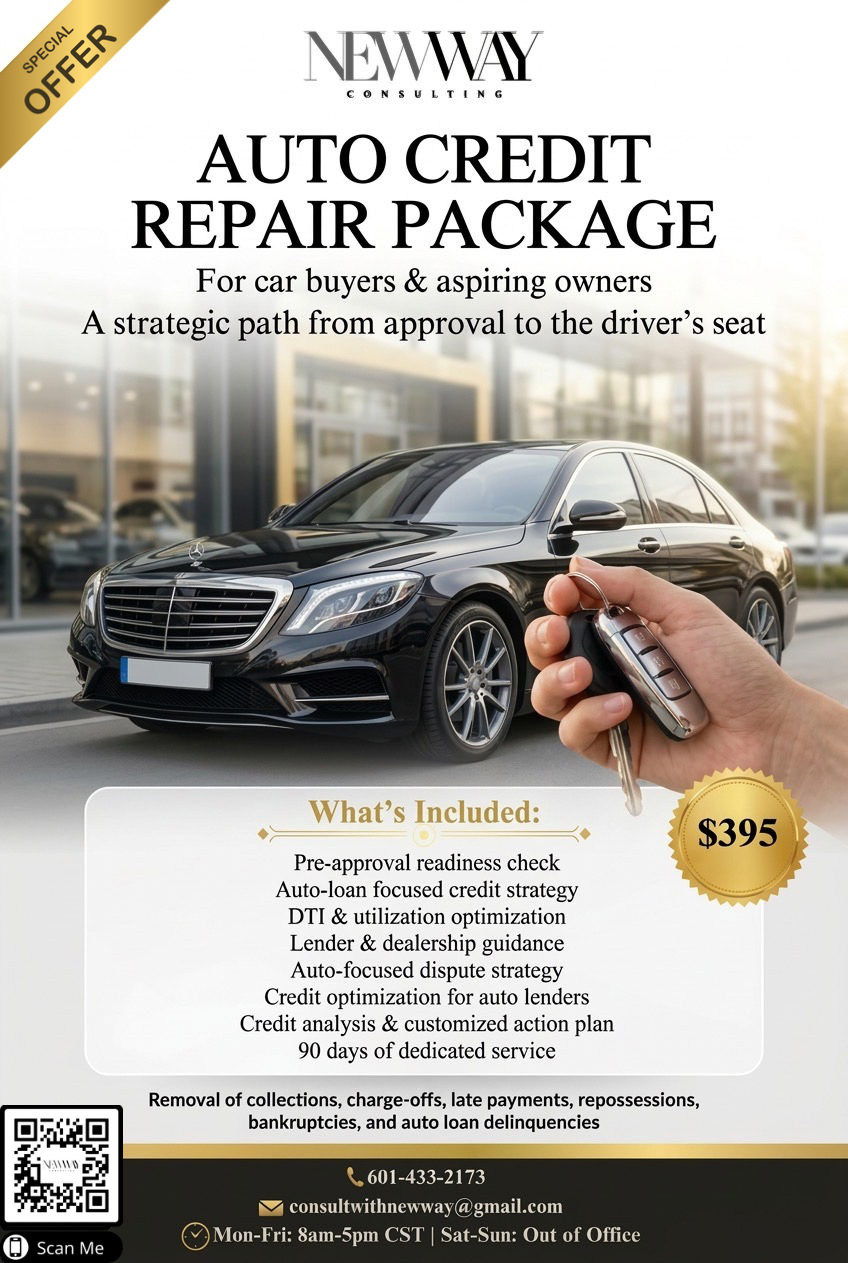 Auto Credit Repair Package