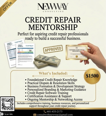 Credit Repair Mentorship
