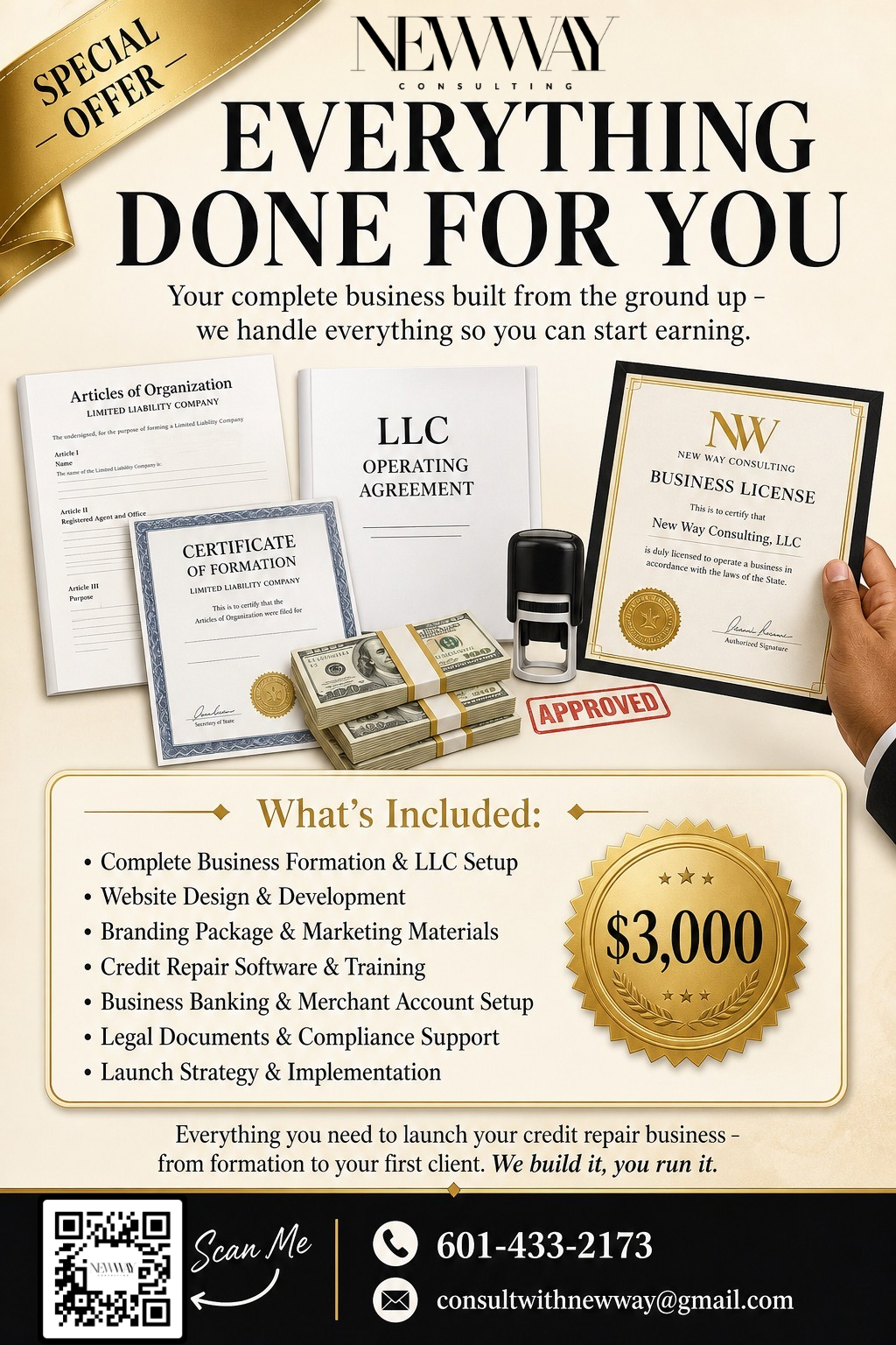 Everything Done For You- Your Business Built From The Ground Up
