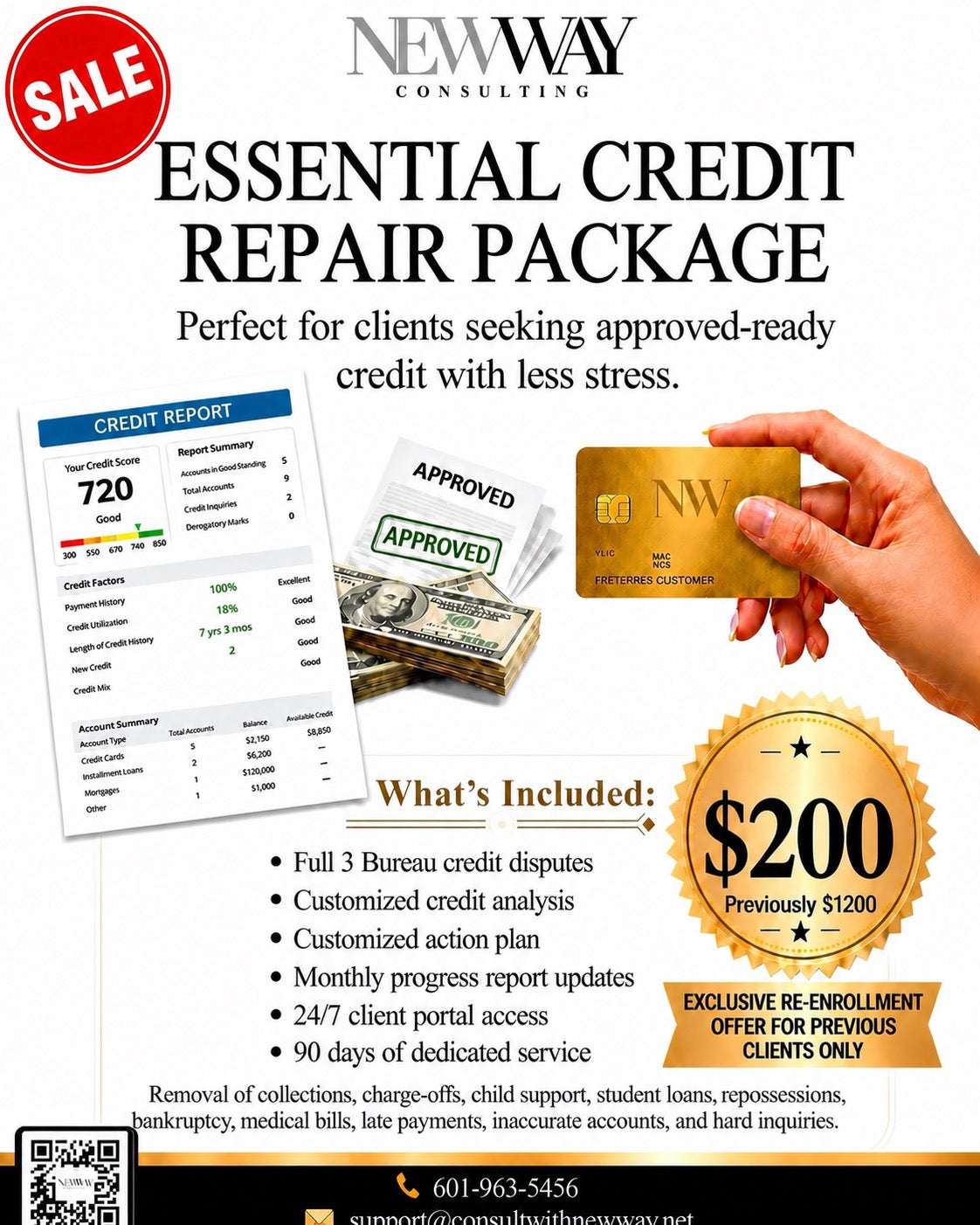 RE-ENROLL- Essential Credit Repair Package